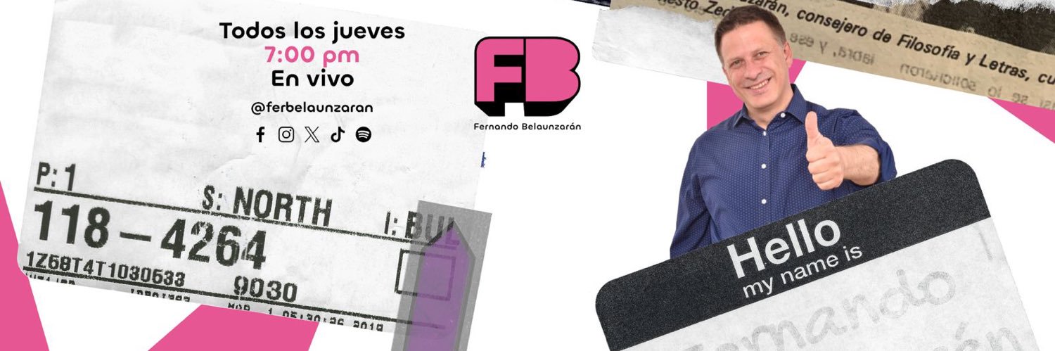 Fernando Belaunzarán's banner