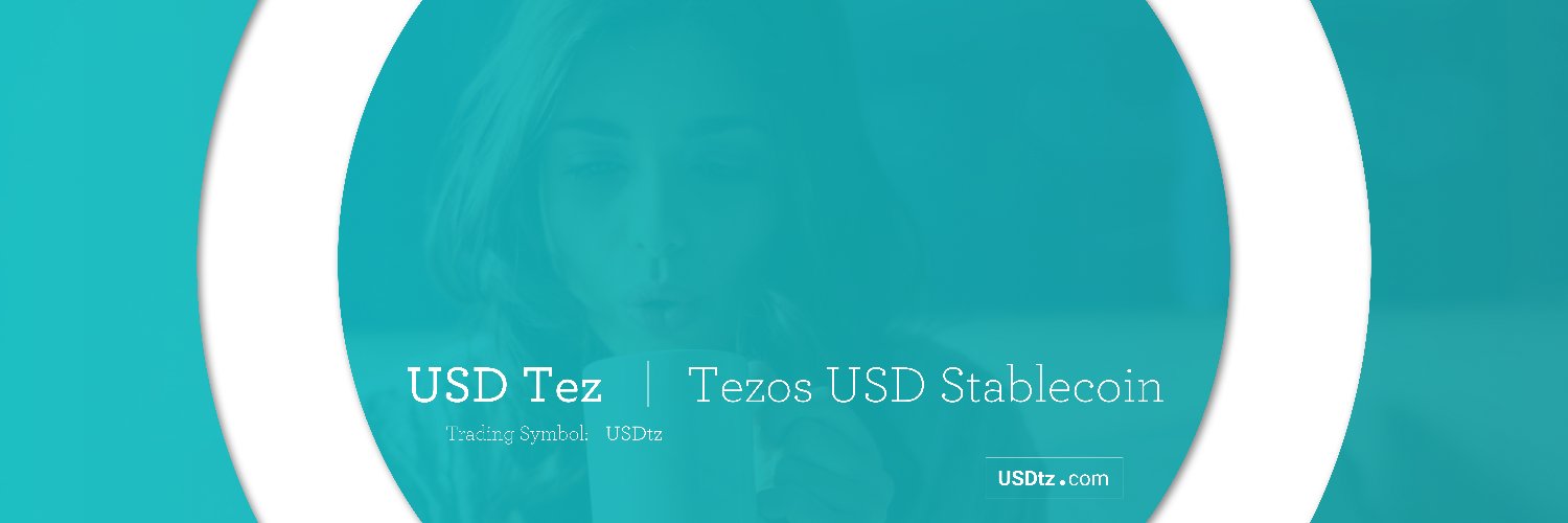 USD Tez (USDtz) | Tezos USD Stablecoin Profile Banner