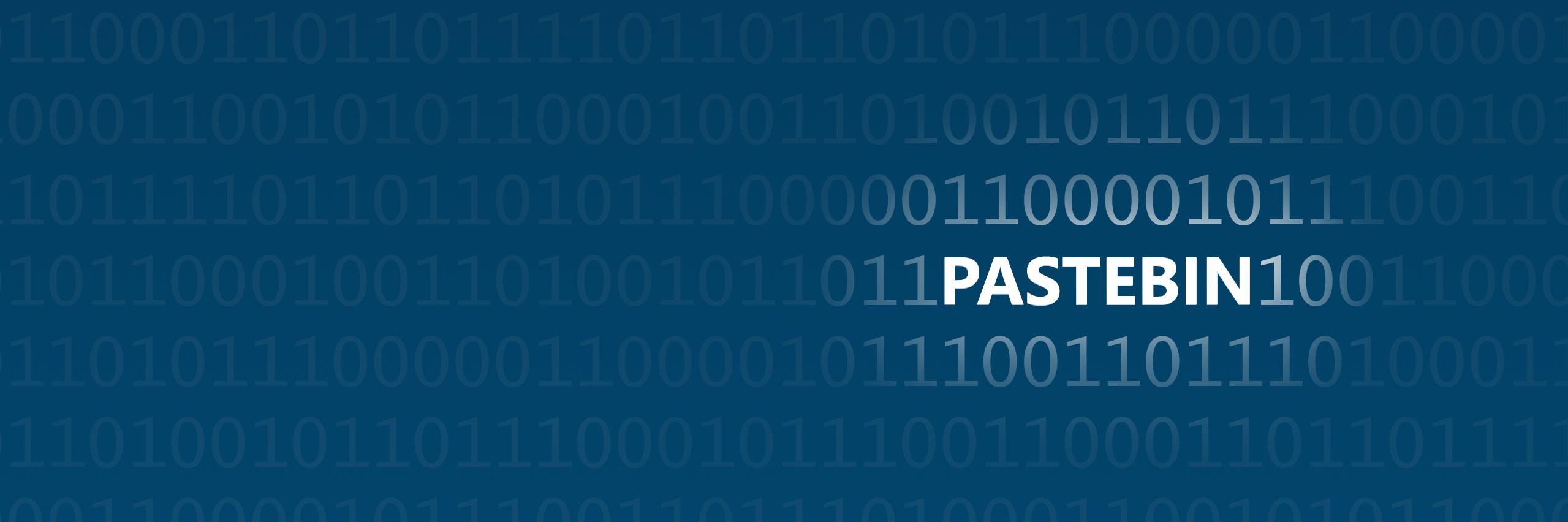 Pastebin banner