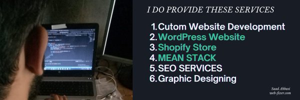 SaadAbbasi_dev Profile Banner