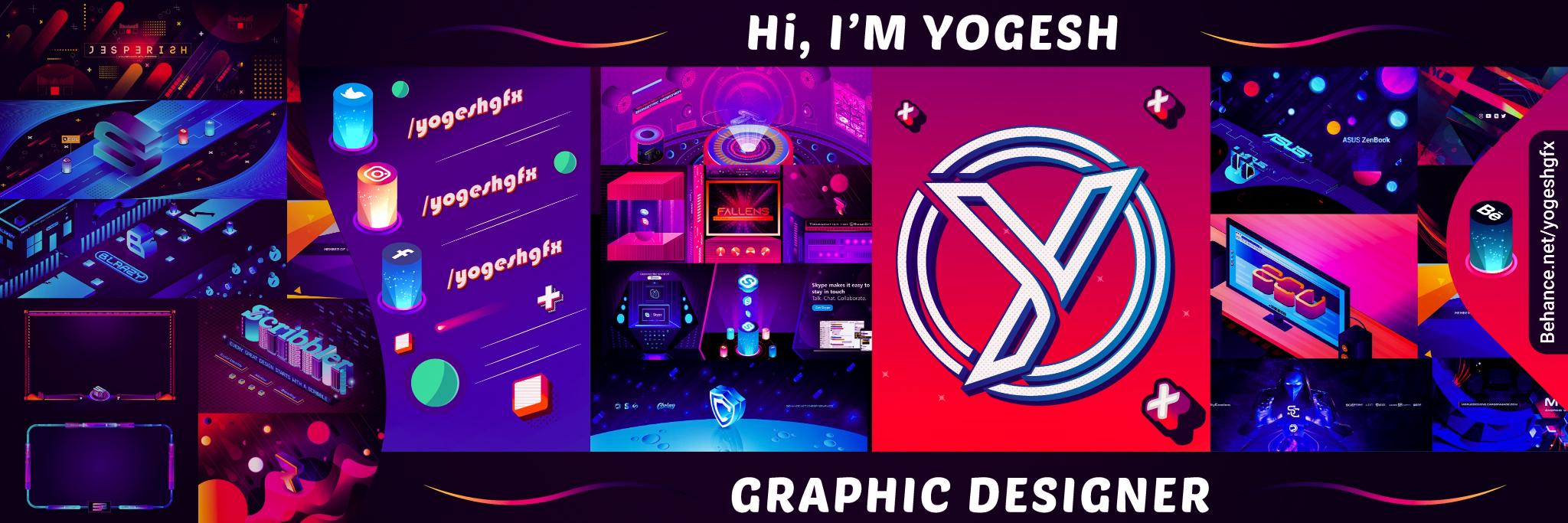 YogeshGFX's profile banner image