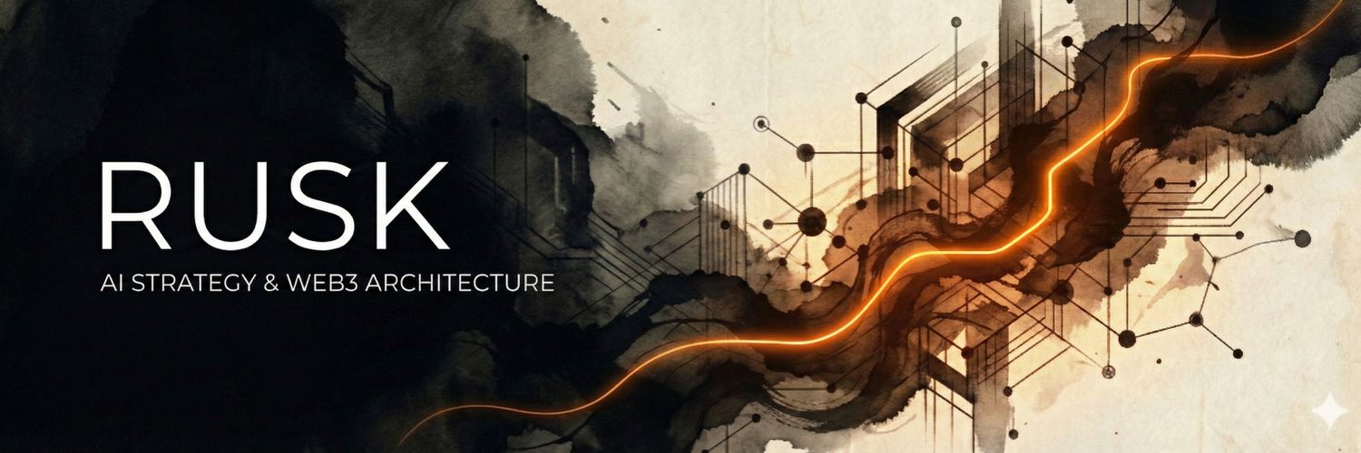 Rusk | AI Strategy & Web3 Architecture banner