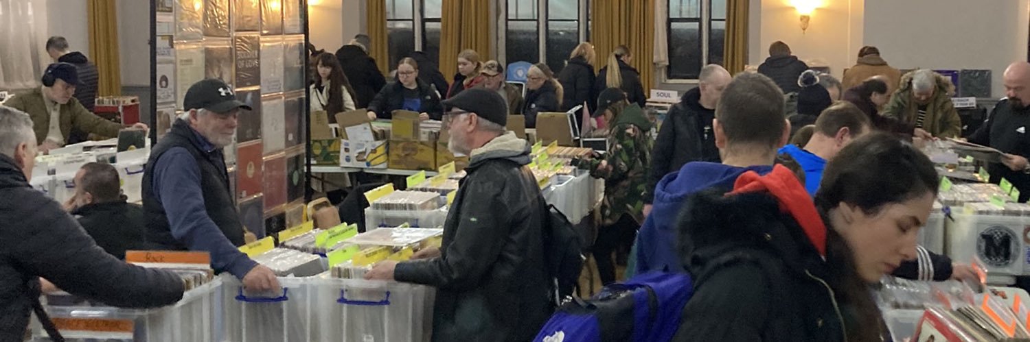 Stockport Vinyl Record Fair banner