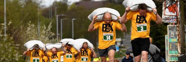 Gawthorpe Maypole & World Coal Carry Championships banner