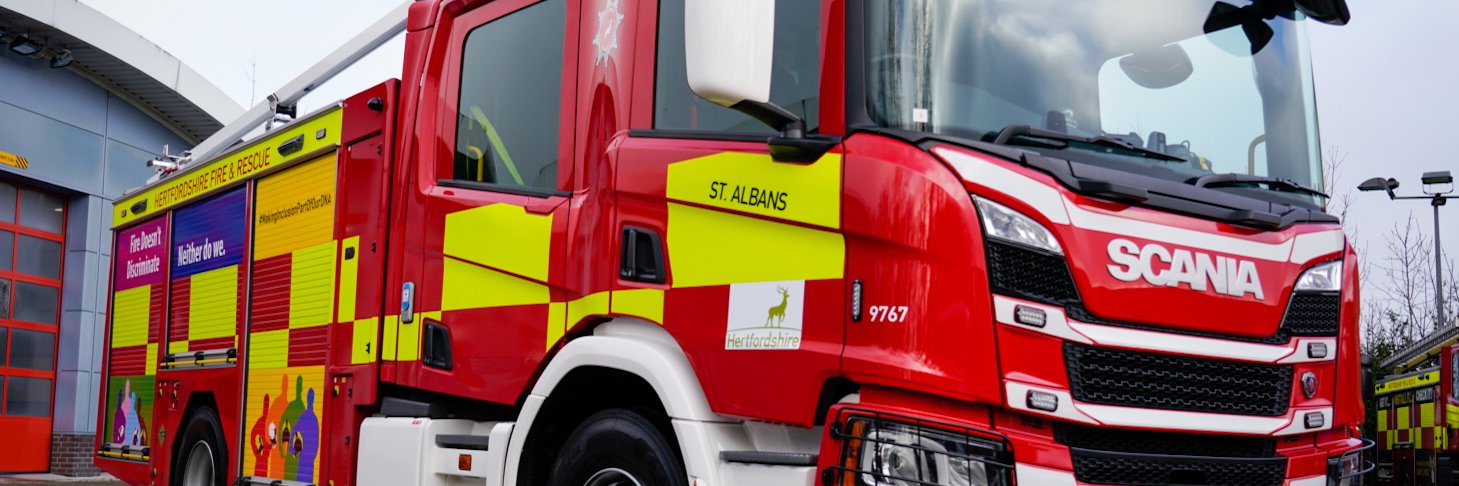 Herts Fire & Rescue banner