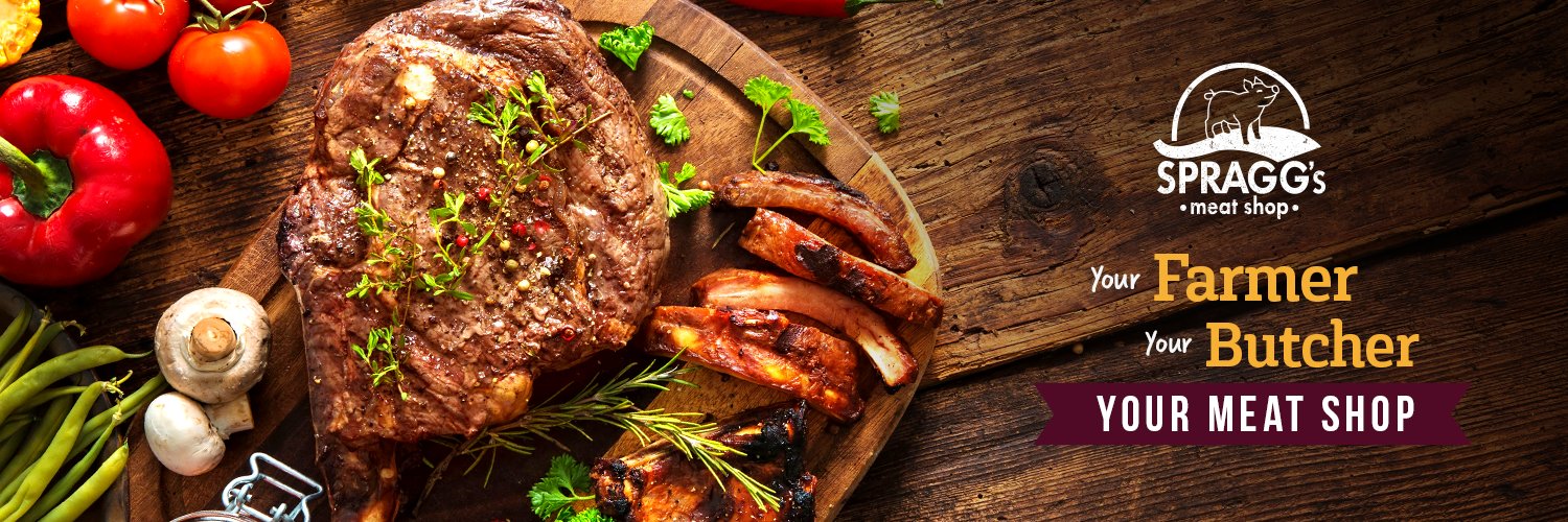 Spragg's Meat Shop banner