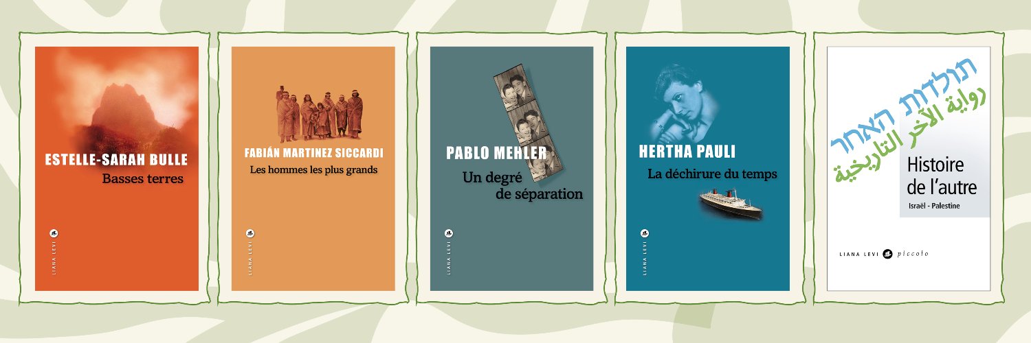 Éditions Liana Levi banner
