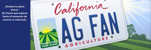 Departamento de Alimentos y Agricultura de CA Profile Banner