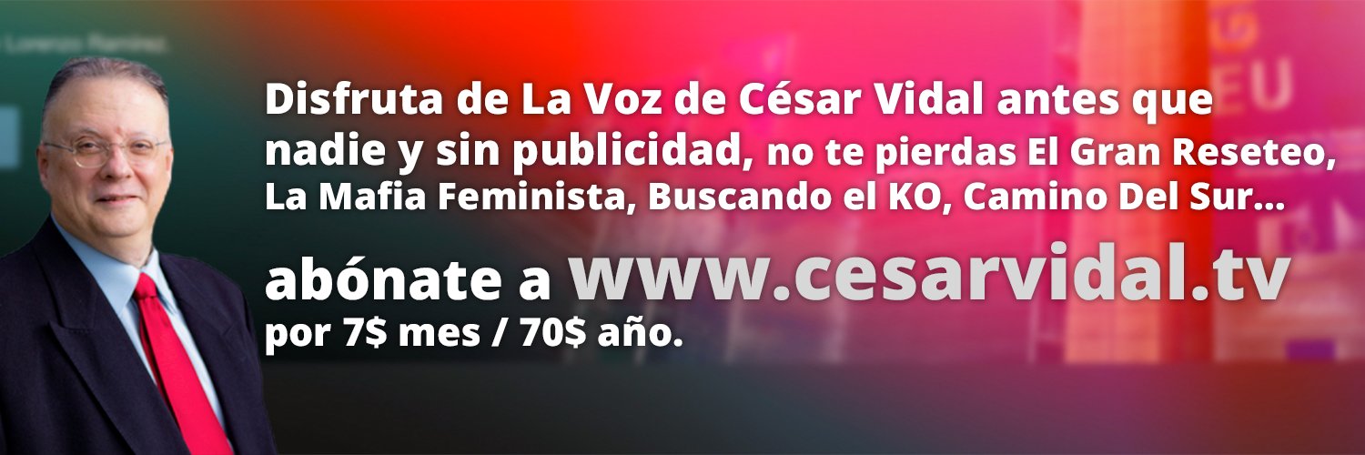 César Vidal Profile Banner
