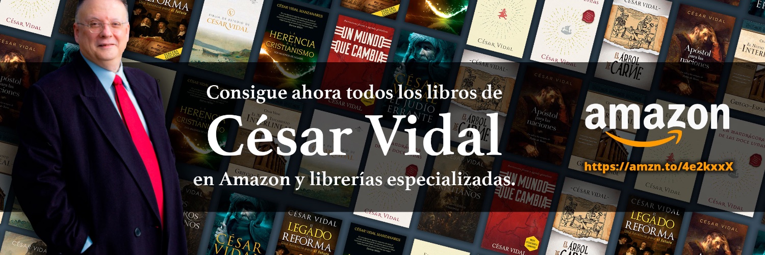 César Vidal's banner