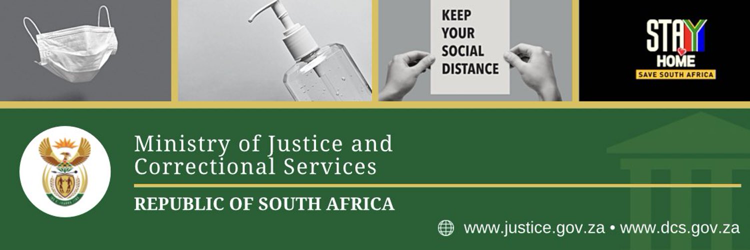 Ministry of Justice and Correctional Services 🇿🇦 Profile Banner