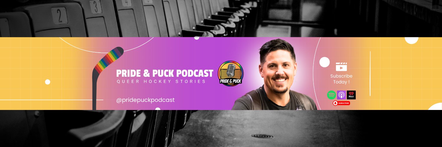 Pride & Puck Podcast banner