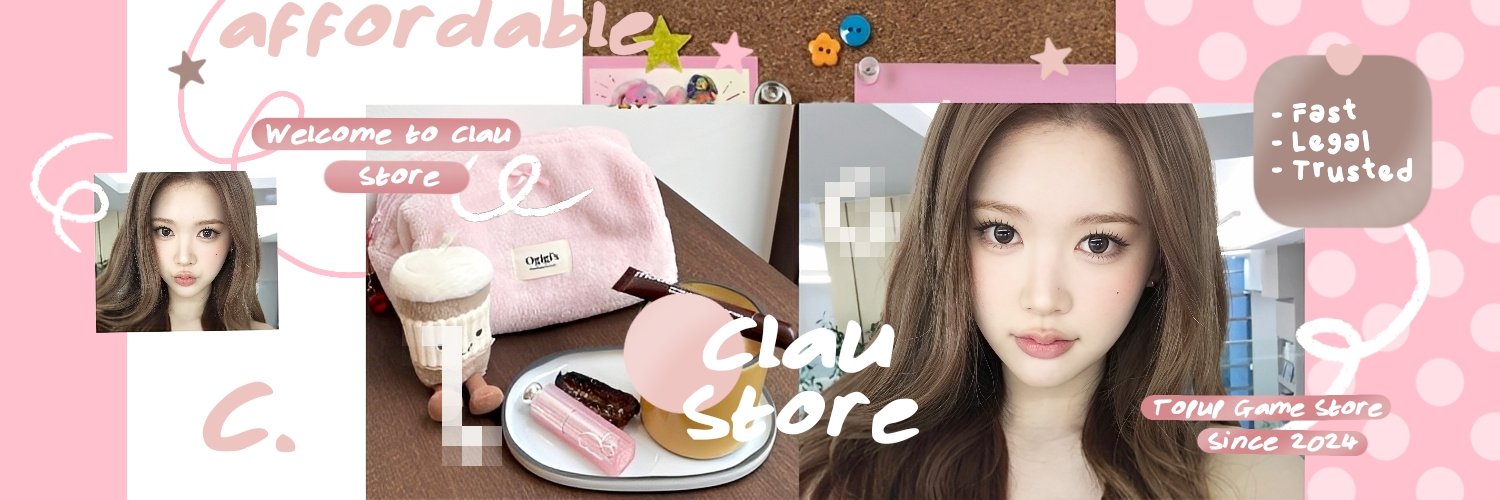Clau Store - order dm/wa ke @pretjzels banner