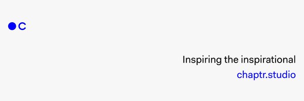 chaptrstudio Profile Banner