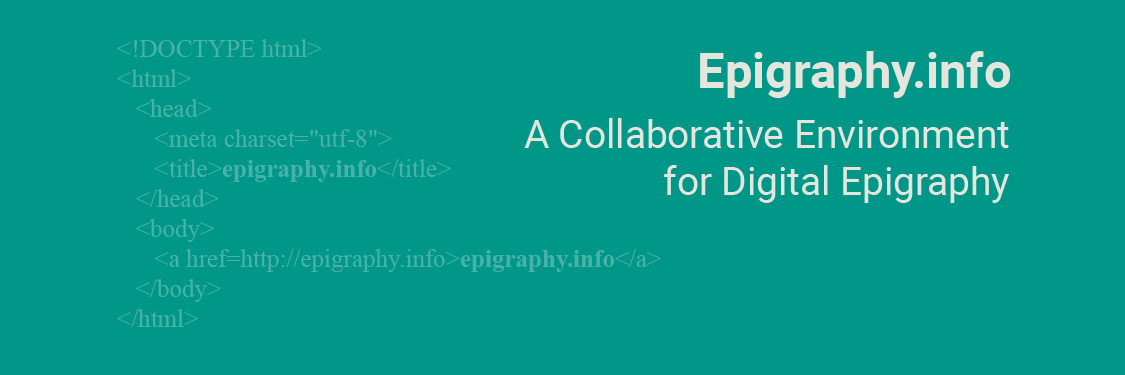 Epigraphy.info banner