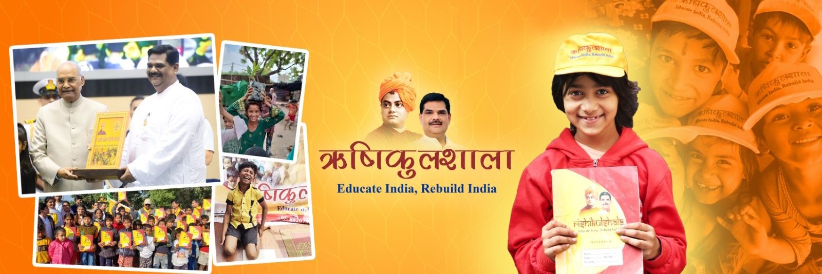 Rishikulshala - Educate India Movement banner