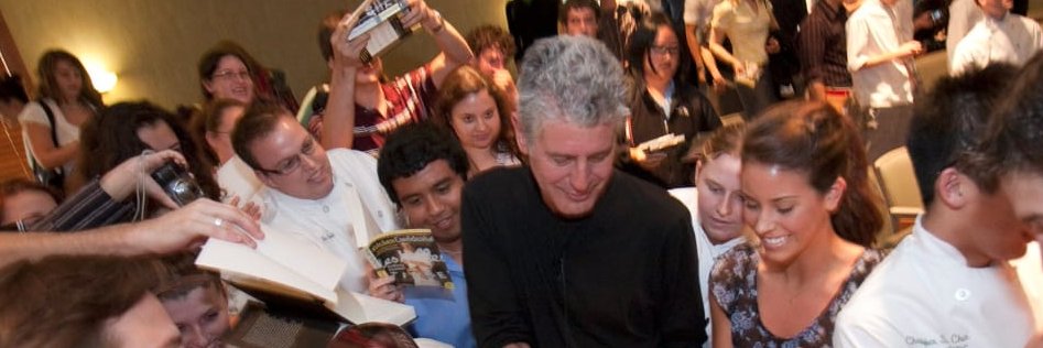 Anthony Bourdain Fan Club's banner