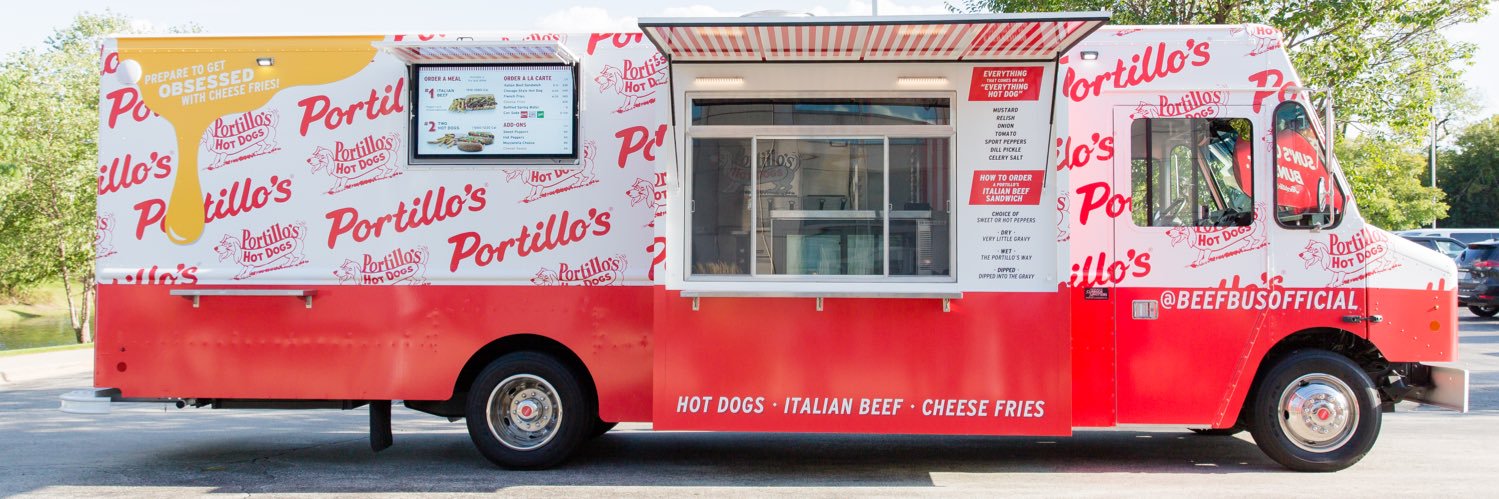 Portillo's Food Truck banner