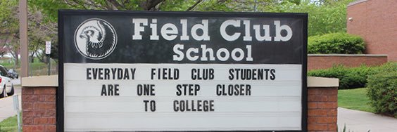 Field Club Elementary banner