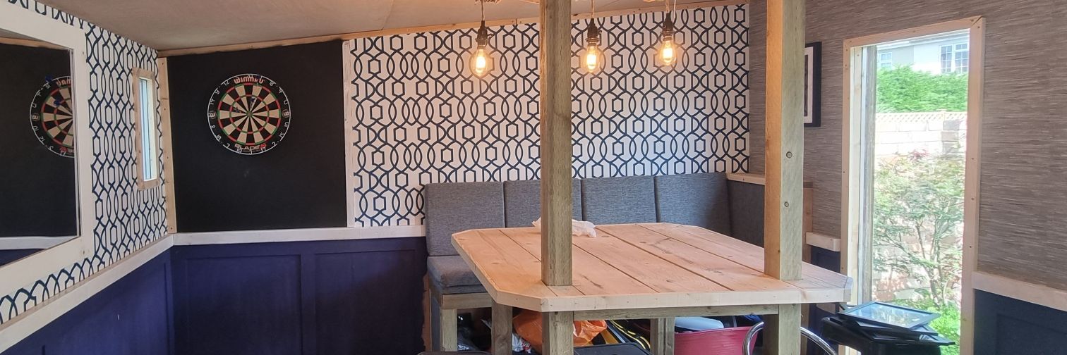 Thirsty Monkey - pub shed banner