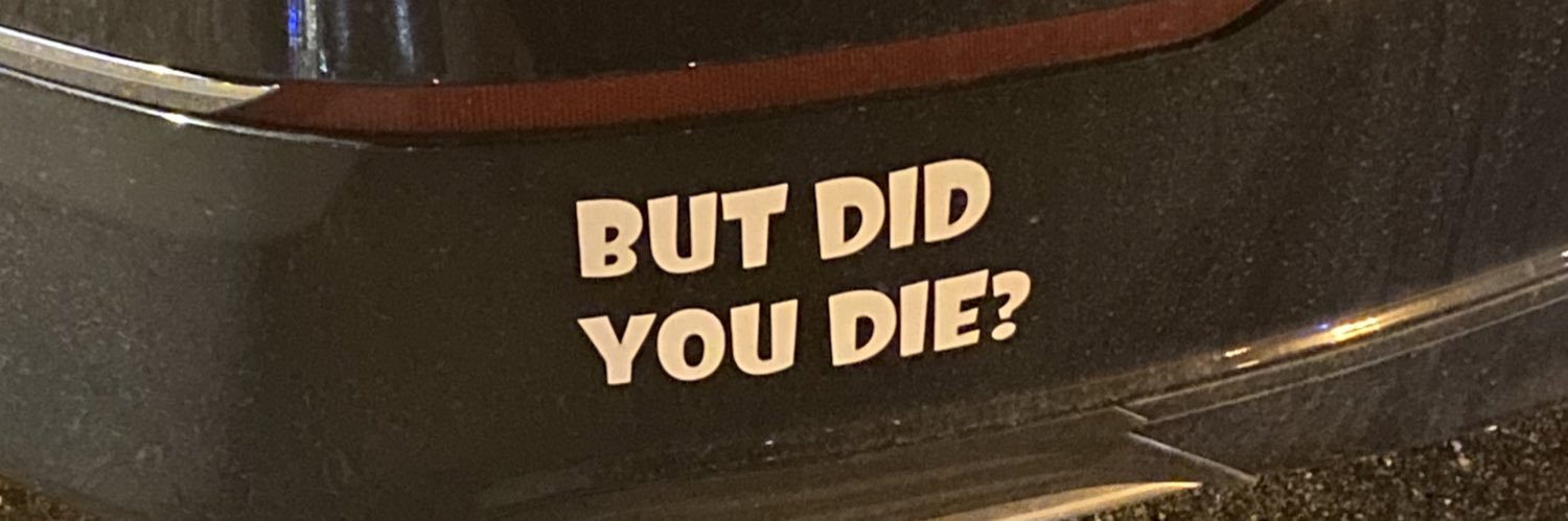 Deadly Car Sticker banner