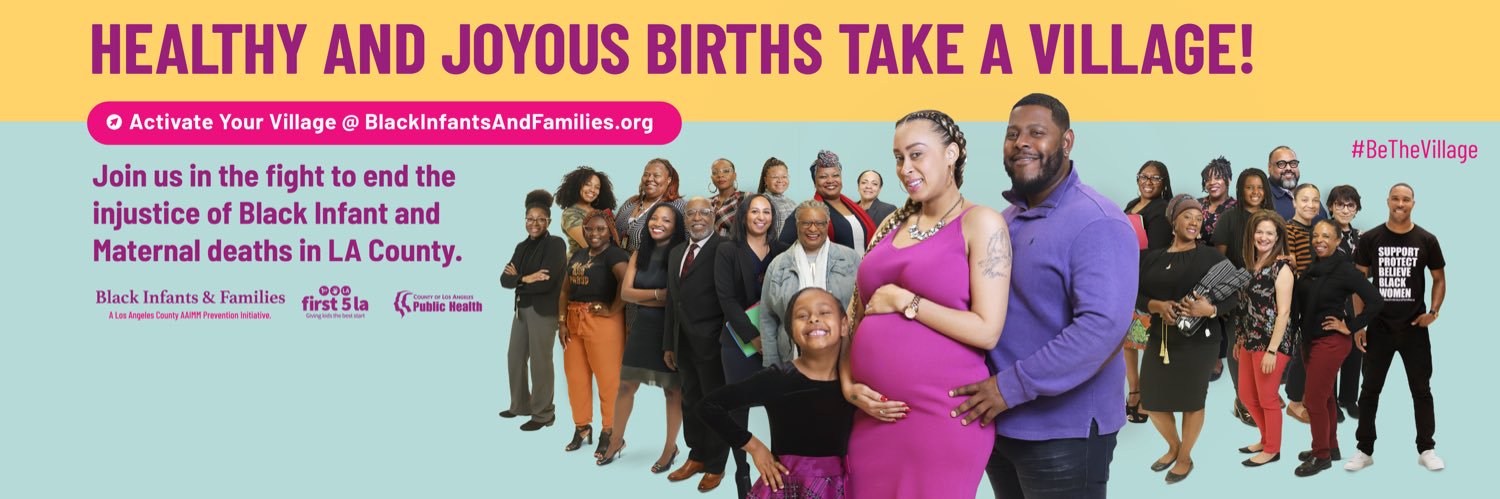 Black Infants and Families LA banner