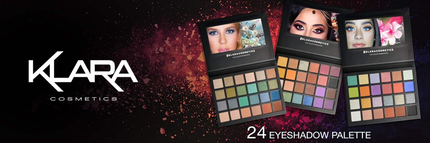Klara Cosmetics banner