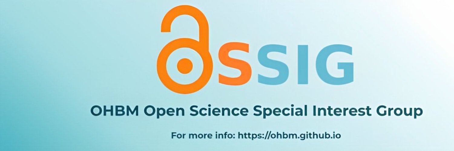 OHBM Open Science Special Interest Group (OS-SIG) Profile Banner