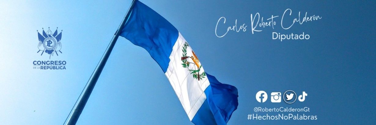Carlos Roberto Calderón banner