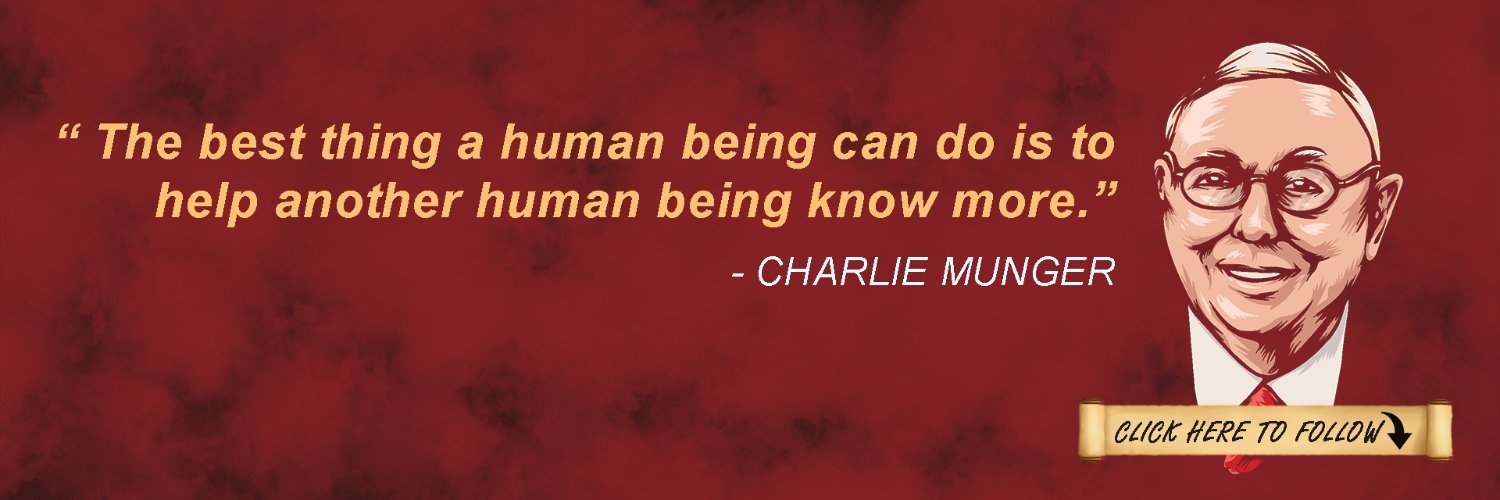 Mungerisms • Charlie Munger Bot banner