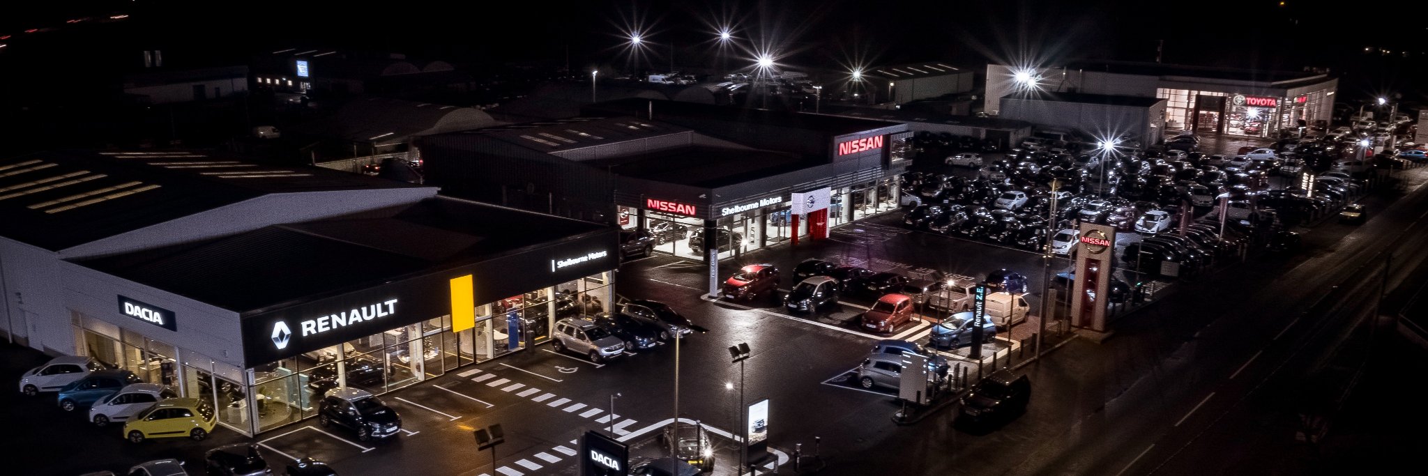 Shelbourne Motors banner