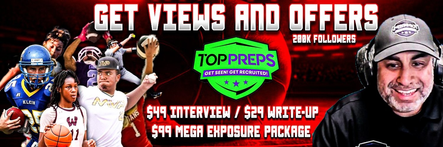 Top Preps #1 Scouting and Promotional Services banner