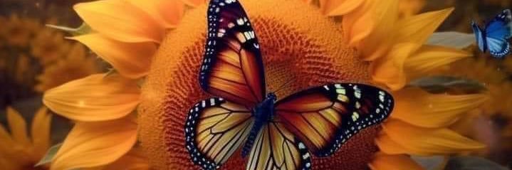 Monarch Butterfly🦋🦋🦋🇬🇭🇬🇭 banner