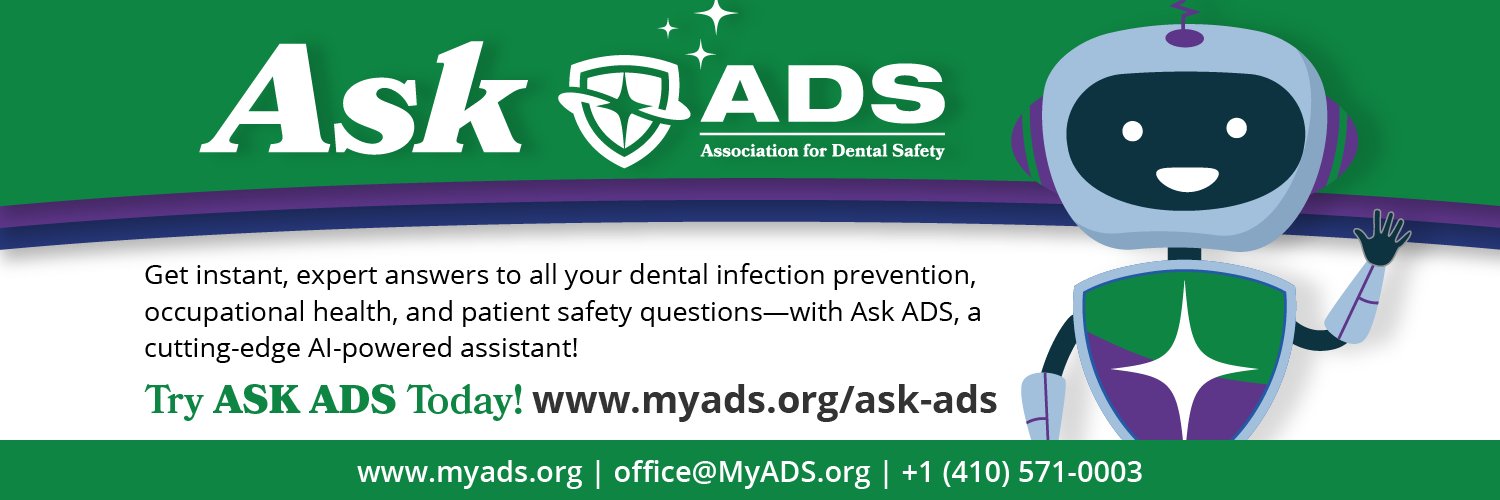 ADS - Association for Dental Safety banner