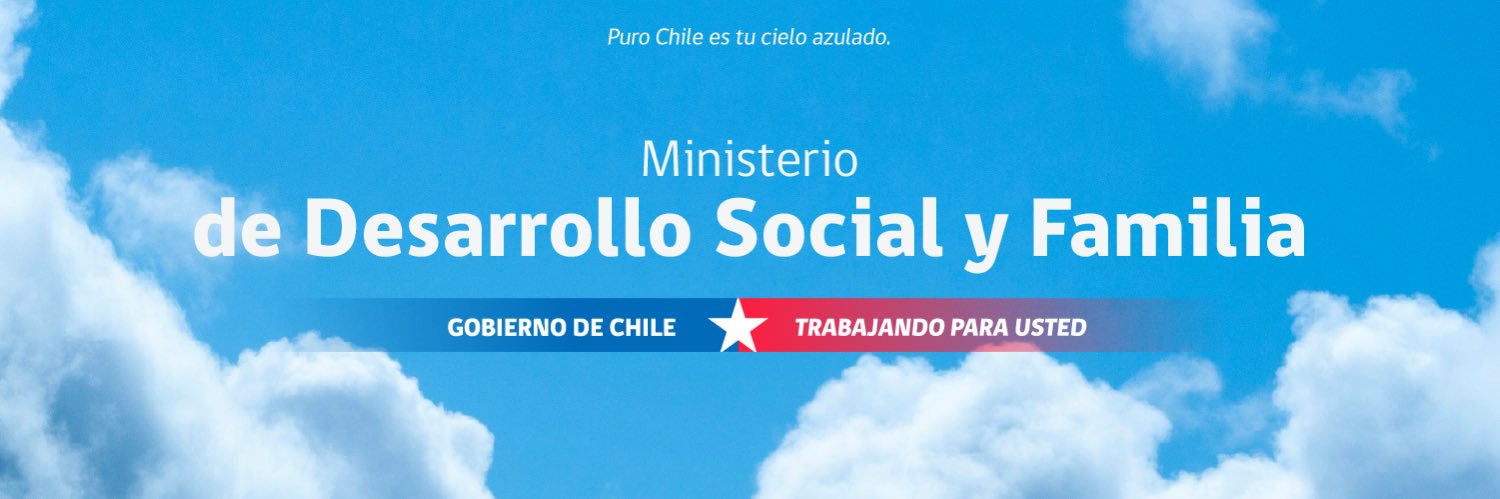 Ministerio de Desarrollo Social y Familia banner