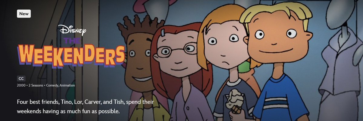 The Weekenders | Now on Disney+ US, Canada and UK! banner