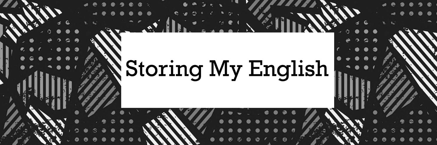 Storing My English banner