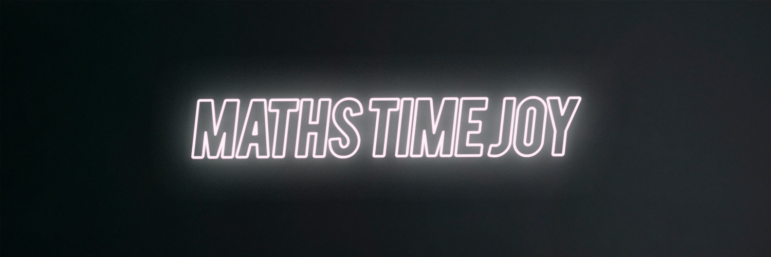 Maths Time Joy banner