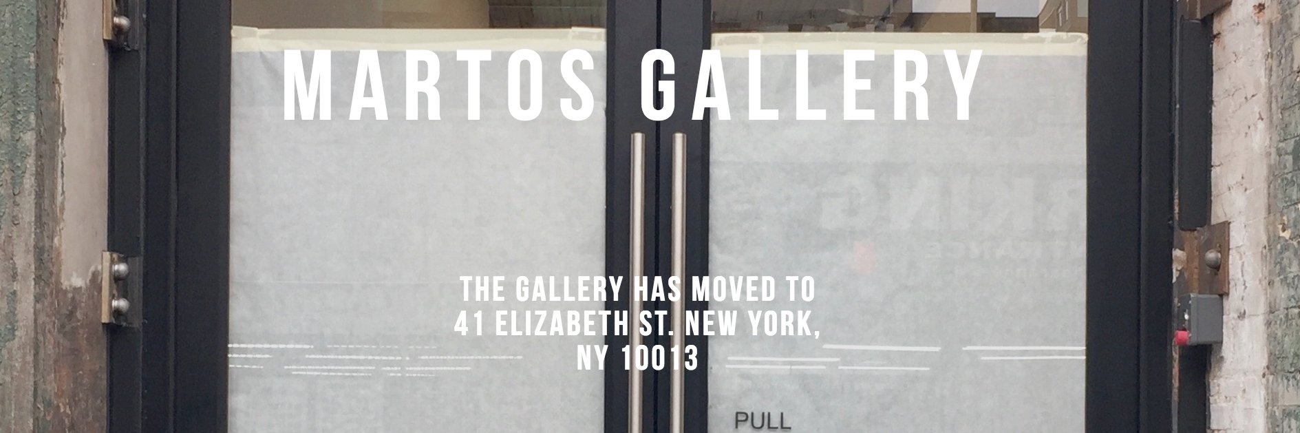 Martos Gallery banner