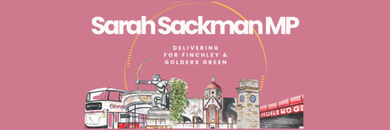 Sarah Sackman KC MP's banner