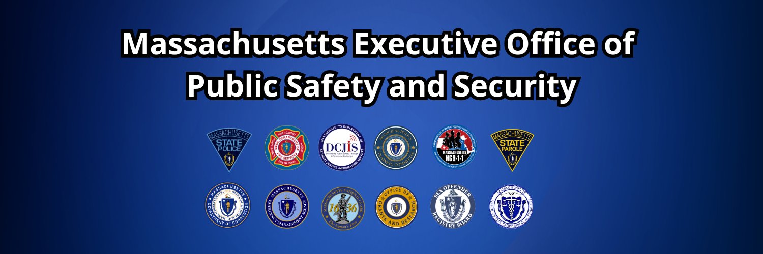 Executive Office of Public Safety and Security's banner