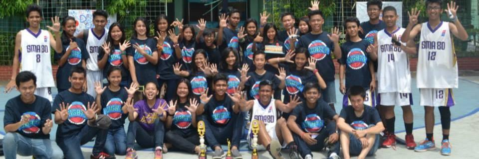 80'Basketball banner