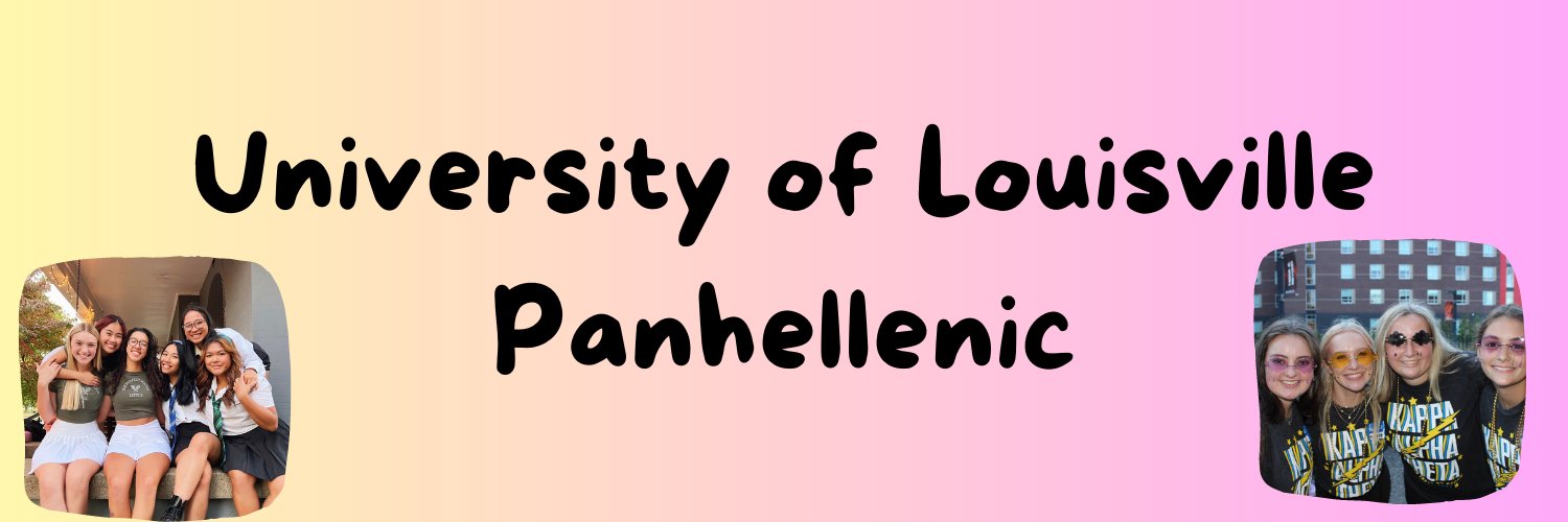 University of Louisville Panhellenic banner