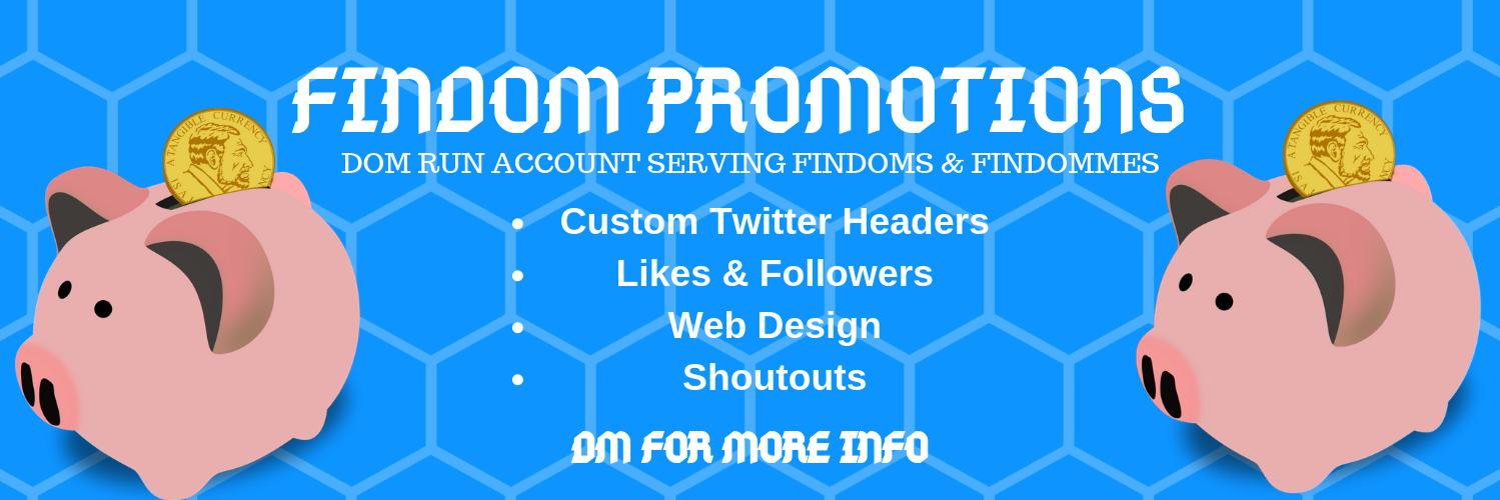 Findom Promotions Profile Banner