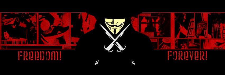 V banner