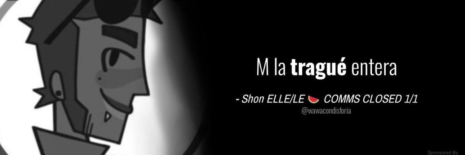 Shon ELLE/LE 🍉 COMMS OPEN 2/2 Profile Banner