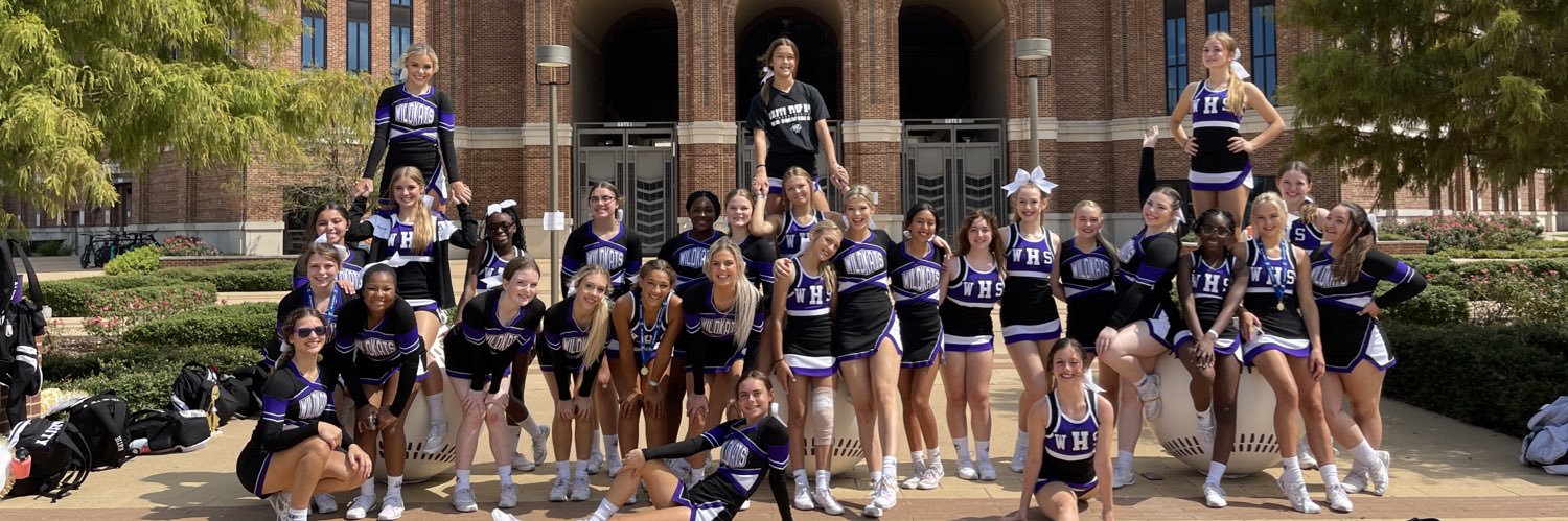Willis HS Cheer's banner