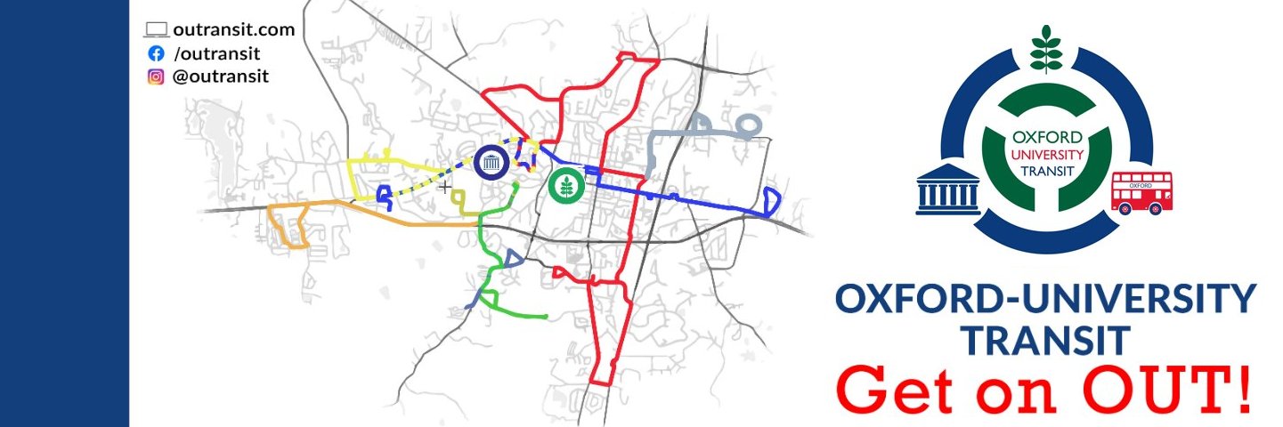 Oxford-University Transit - OUT Bus banner