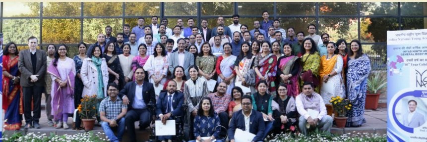 Indian National Young Academy of Sciences (INYAS)'s banner