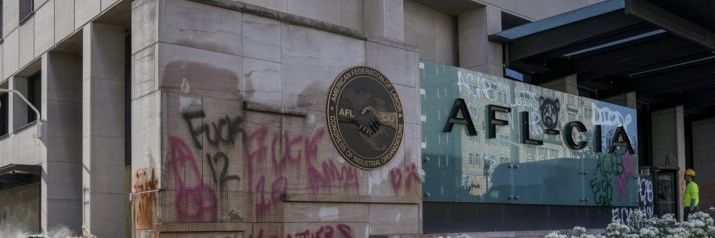 AFL-CIA Local 1312's banner